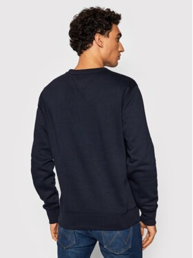 Tommy Hilfiger Bluza Logo MW0MW11596 Granatowy Regular Fit