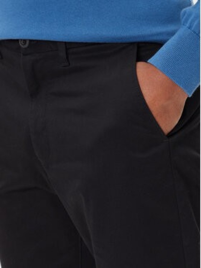 Calvin Klein Chinosy LV040EM633 Czarny Slim Fit