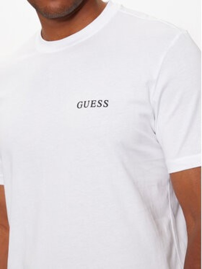 Guess T-Shirt U4BM03 KCAM1 Biały Regular Fit