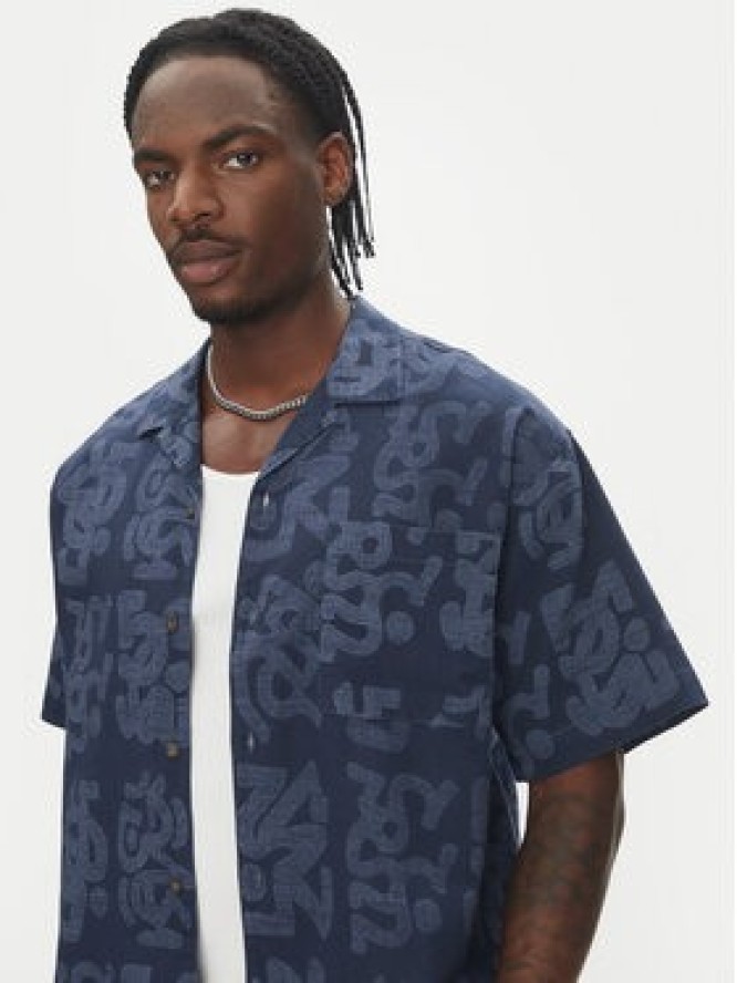 Element Koszula Thalweg ELYWT00176 Granatowy Regular Fit