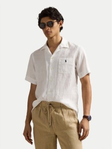 Polo Ralph Lauren Koszula 710966421007 Biały Classic Fit