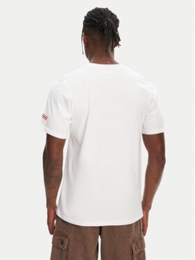 Hunter T-Shirt Duart Graphic HARM0033251 Biały Regular Fit
