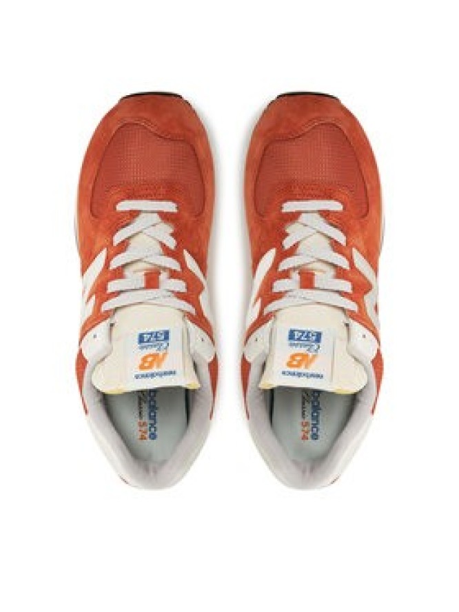 New Balance Sneakersy U574VPA Pomarańczowy