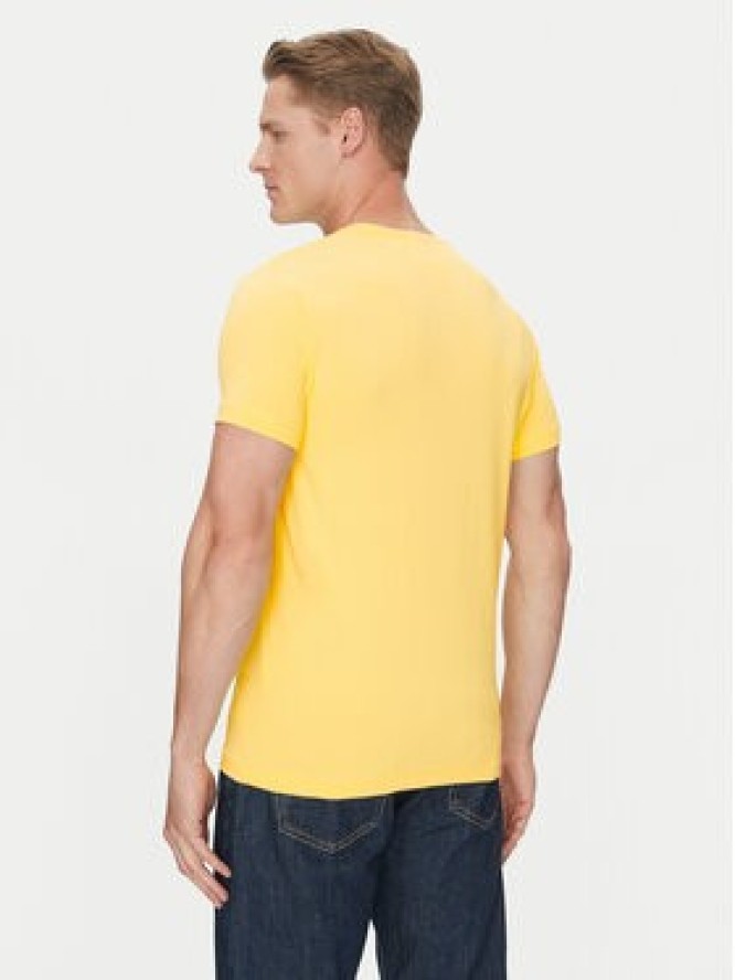 Tommy Hilfiger T-Shirt MW0MW10800 Żółty Slim Fit