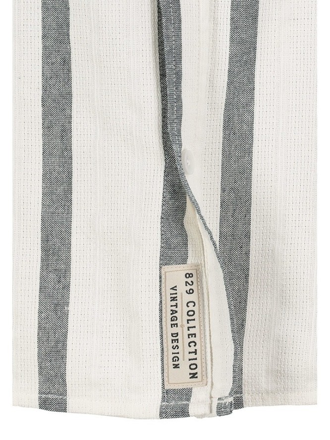 Eight2Nine Koszula w kolorze biało-szarym rozmiar: M