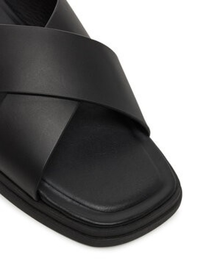 Calvin Klein Klapki Criss Cross Sandal HM0HM01737 Czarny