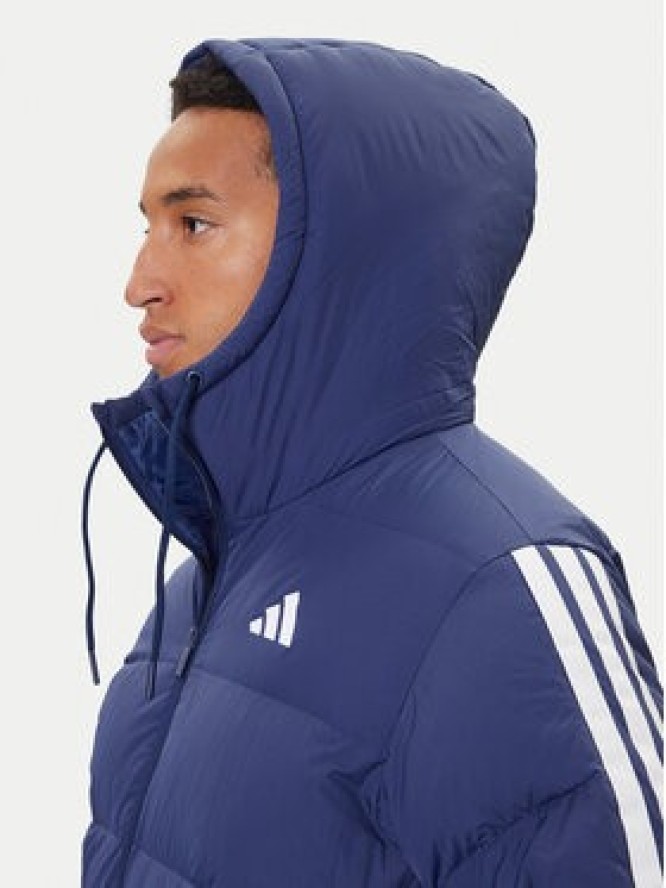 adidas Kurtka puchowa Essentials Climawarm 3-Stripes JX7799 Granatowy Regular Fit