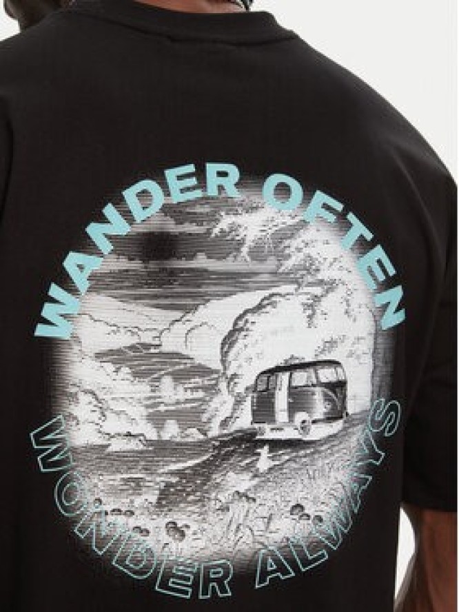 Hunter T-Shirt Rasputin HARM0057251 Czarny Relaxed Fit