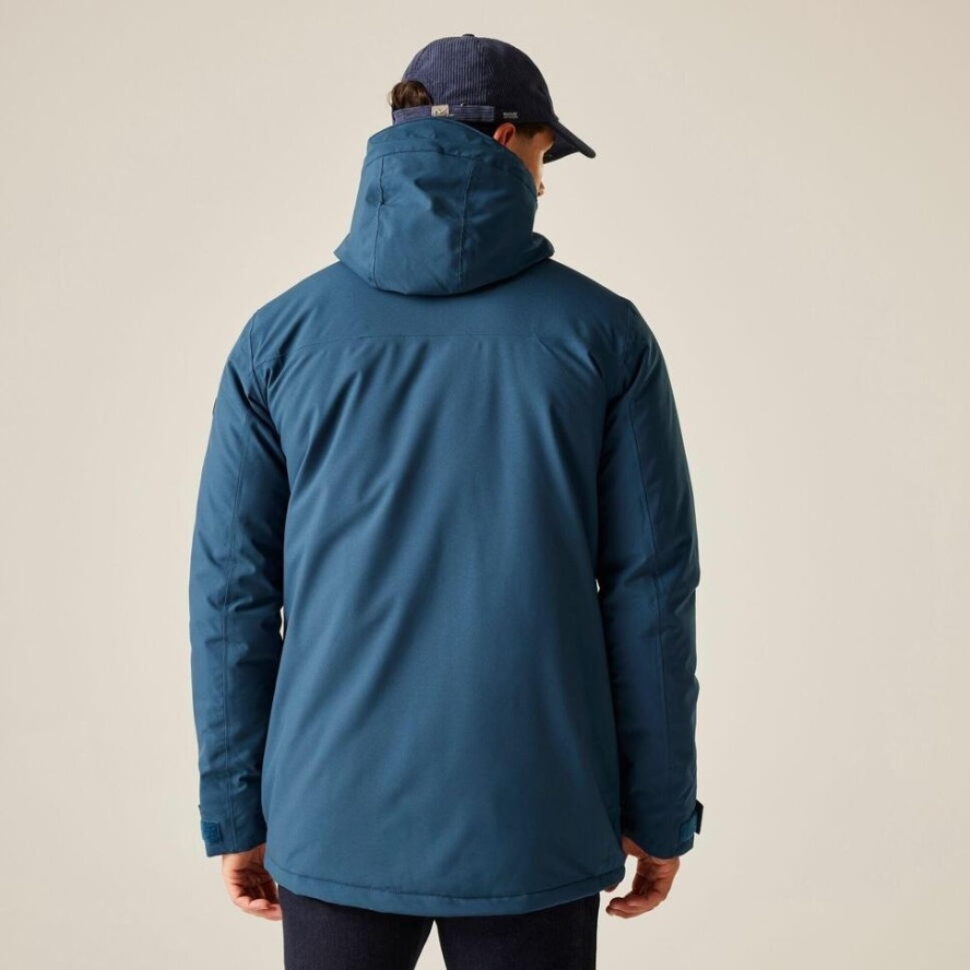 Kurtka męska przejściowa ocieplana przeciwdeszczowa Balaton