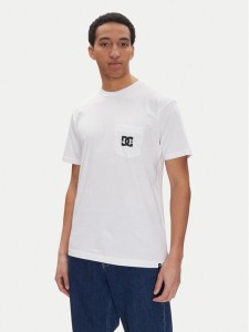 DC Shoes T-Shirt ADYZT05377 Biały Regular Fit