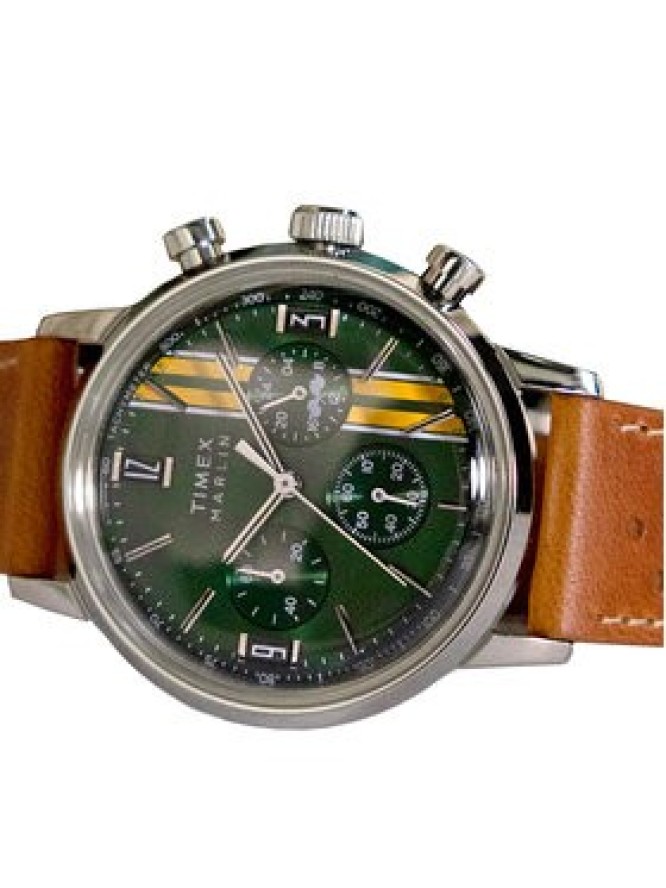 Timex Zegarek Marlin® Chronograph TW2W99100 Srebrny