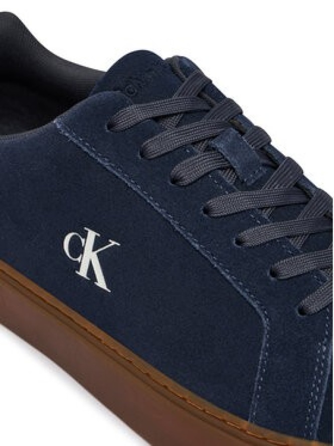 Calvin Klein Sneakersy Classic Cupsole Laceup Su YM0YM01434 Granatowy
