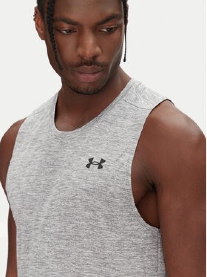 Under Armour Tank top Tech 1382795 Szary Regular Fit