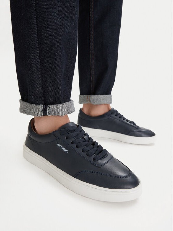 GINO ROSSI Sneakersy EO-MARSHAL-01 MI08 Granatowy