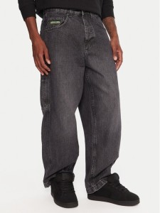 DC Shoes Jeansy Worker Carpenter Bac EDYDP03432 Czarny Baggy Fit