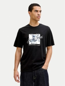 Jack & Jones T-Shirt Honolulu 12288088 Czarny Regular Fit