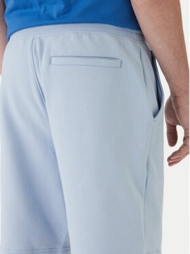 Tommy Hilfiger Szorty sportowe Logo MW0MW43068 Błękitny Regular Fit