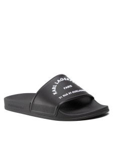 KARL LAGERFELD Klapki KL70008 Czarny