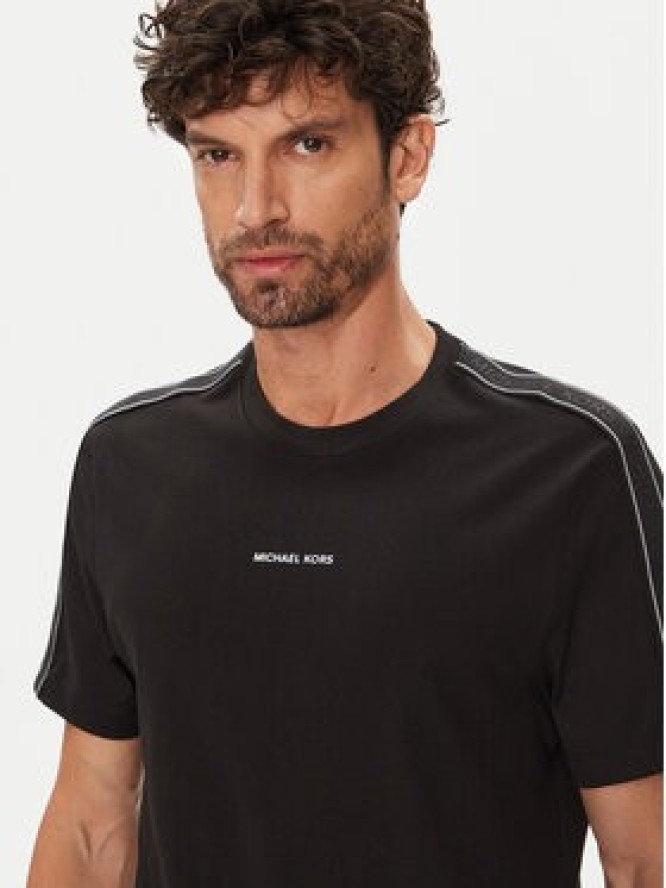 Michael Kors T-Shirt CT4524E1V2 Czarny Regular Fit