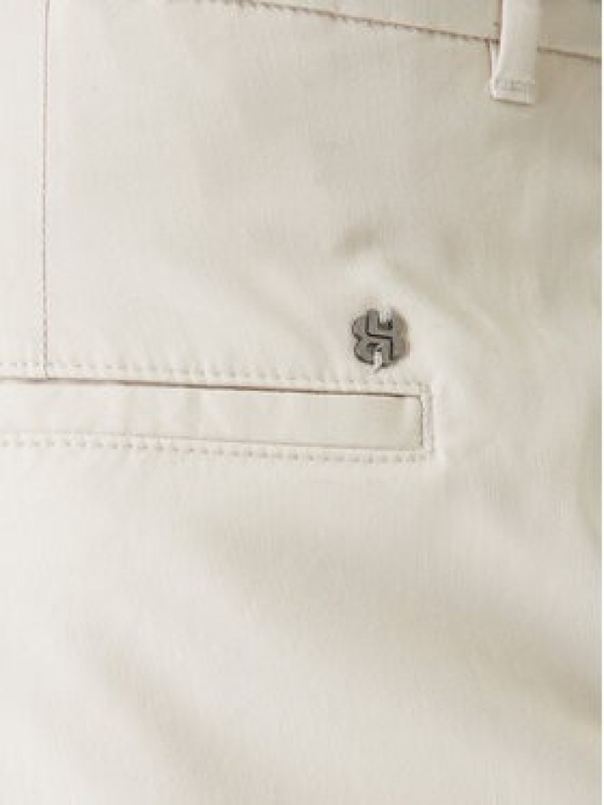 BOSS Spodnie materiałowe C-Perin 50555842 Biały Regular Fit