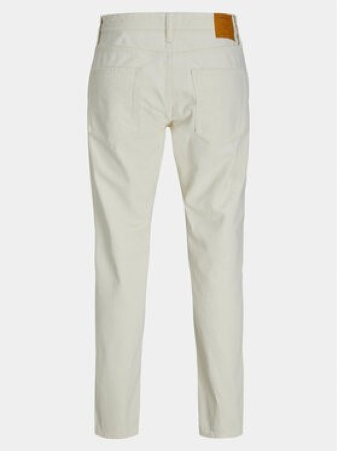 Jack & Jones Jeansy Chris 12252087 Écru Relaxed Fit