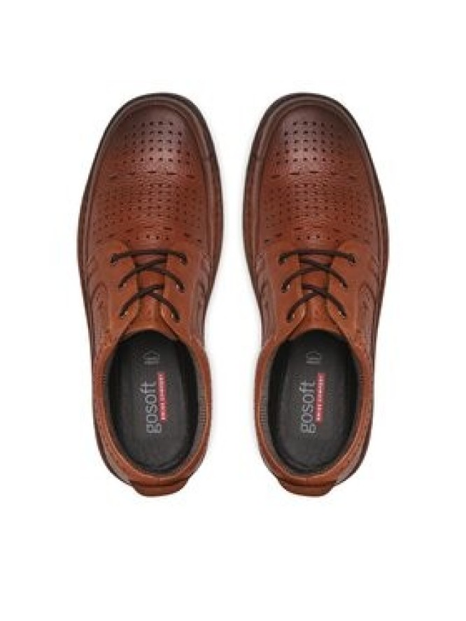 Go Soft Półbuty MI08-BERGAMO-02 Brązowy