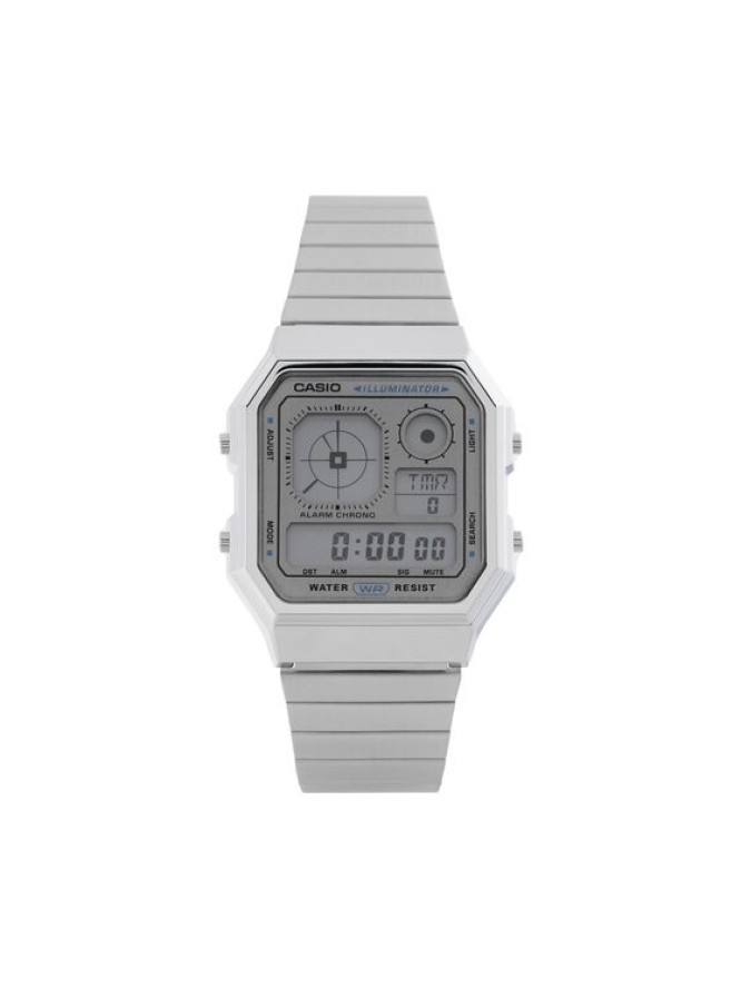 Casio Zegarek A130WE-7AEF Srebrny