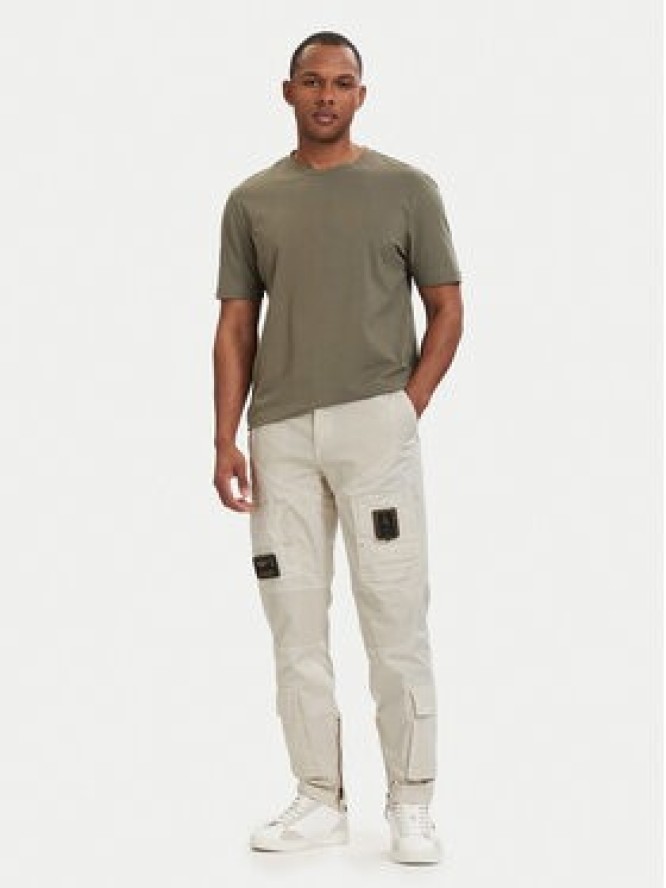 Aeronautica Militare Spodnie cargo Iconic Anti-G 261PA1387UCT01493 Beżowy Regular Fit