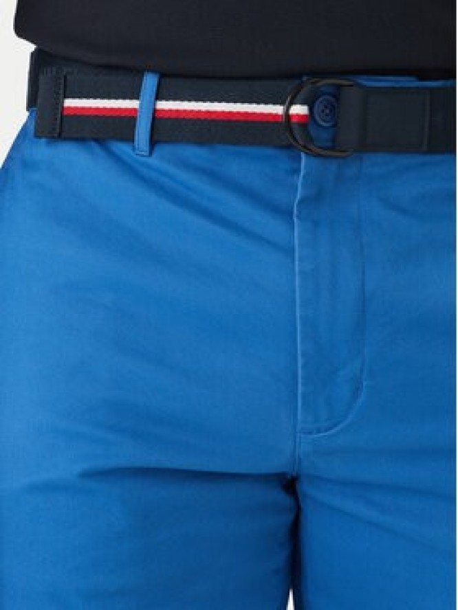 Tommy Hilfiger Komplet szorty i pasek Denton MW0MW42349 Niebieski Slim Fit
