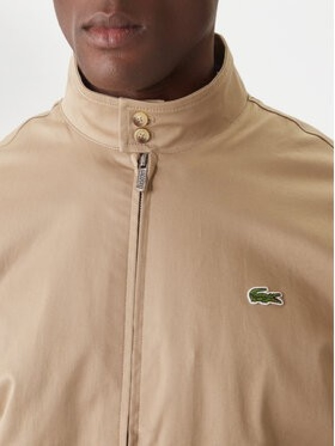 Lacoste Kurtka bomber BH7186 Beżowy Regular Fit