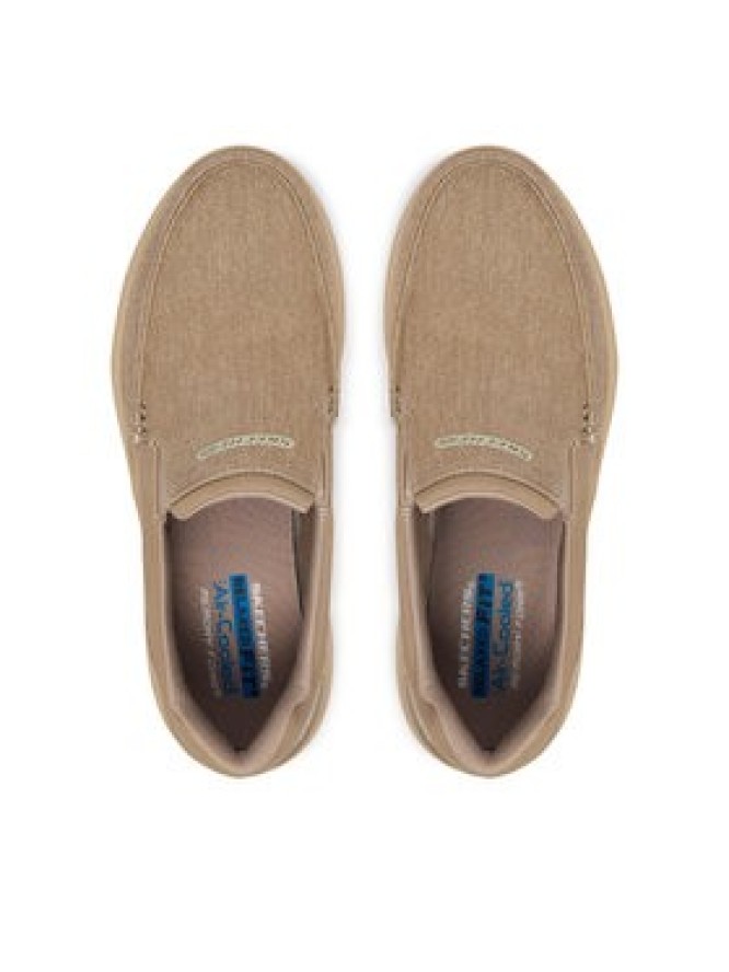 Skechers Półbuty Relaxed Fit: Hasting - Fielden 205066/TPE Beżowy