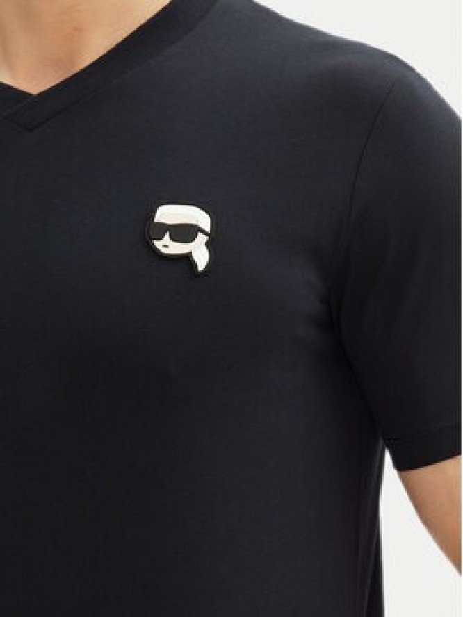 KARL LAGERFELD T-Shirt 755021 552224 Granatowy Regular Fit