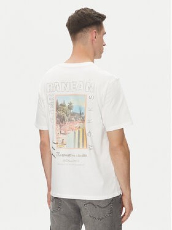 Jack & Jones T-Shirt Almeria 12276785 Biały Relaxed Fit