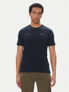 Aeronautica Militare T-Shirt 251TS2429J634 Granatowy Regular Fit
