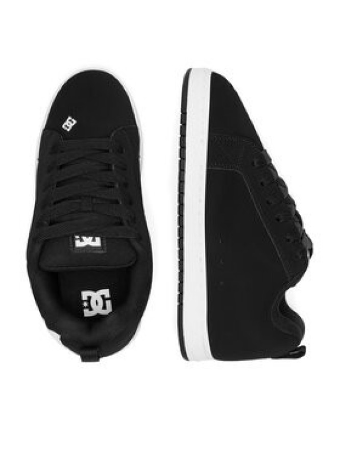 DC Shoes Sneakersy COURT GRAFFIK 300529-001 Czarny
