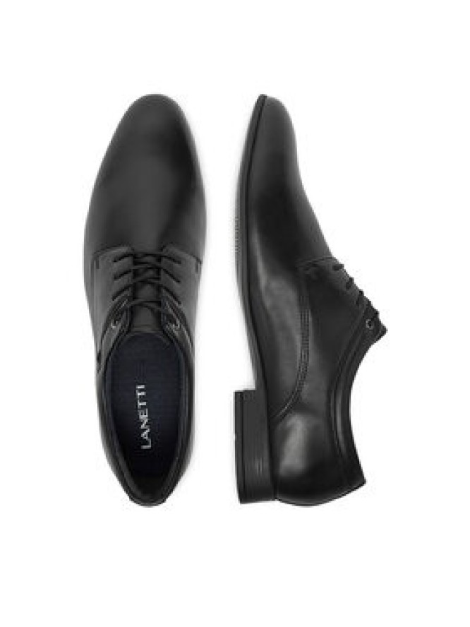 Lanetti Półbuty CEO-KRONE-01S MI08 Czarny