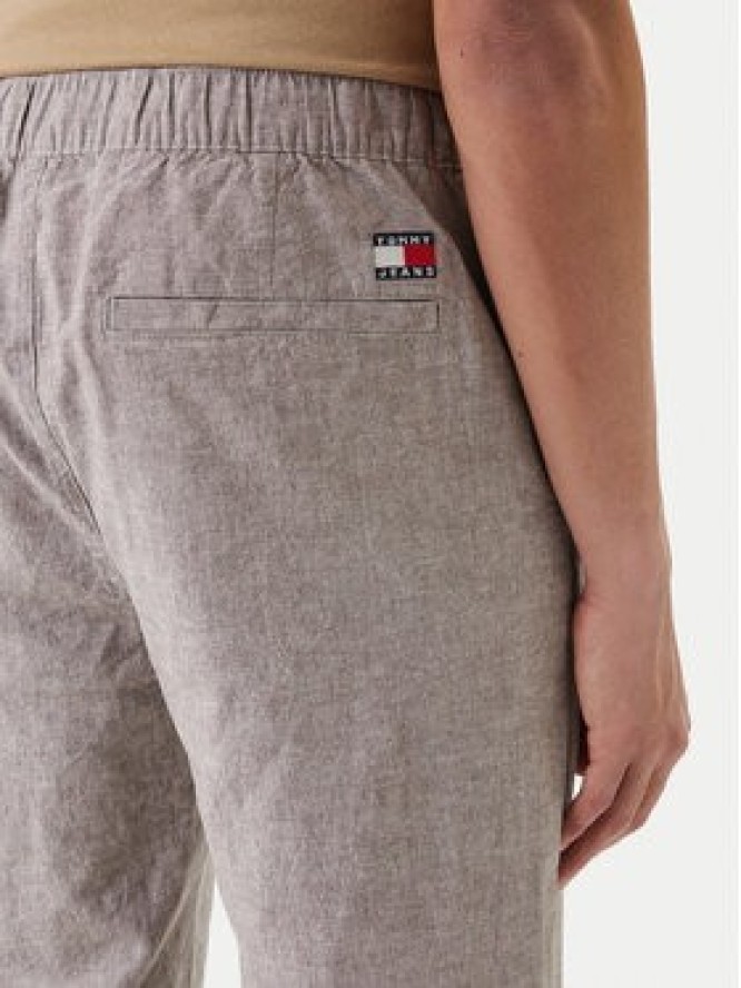 Tommy Jeans Spodnie materiałowe Sonny DM0DM22820 Beżowy Slim Fit