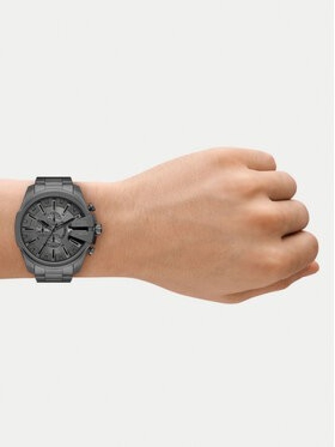 Diesel Zegarek Mega Chief Slim Chronograph DZ4676 Szary