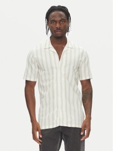 Lindbergh Koszula 30-203321 Beżowy Relaxed Fit