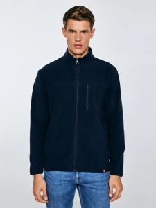 Bluza męska polarowa rozpinana granatowa Malkom 403