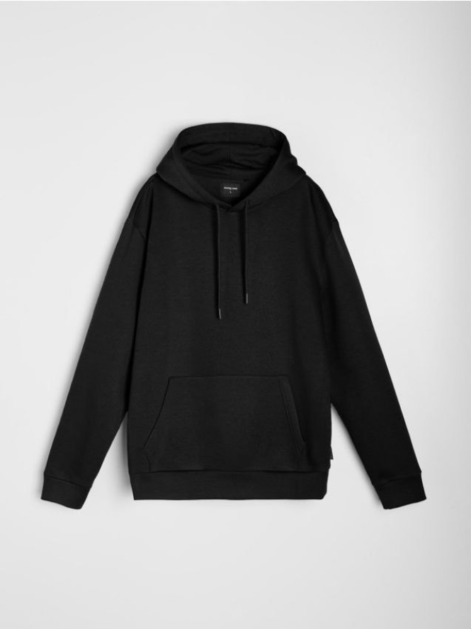 Bluza hoodie basic - czarny
