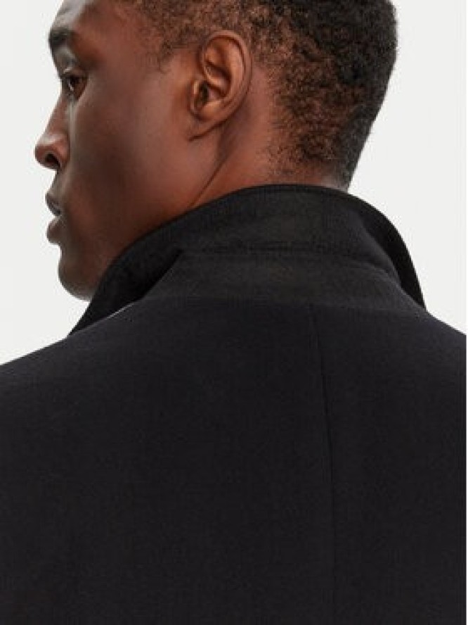 Dolce&Gabbana Płaszcz wełniany G036IT HUMJ2 Czarny Regular Fit