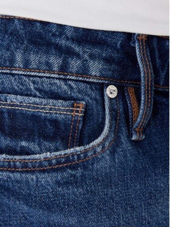 Guess Jeansy M5YAN2 D5KT3 Granatowy Regular Fit