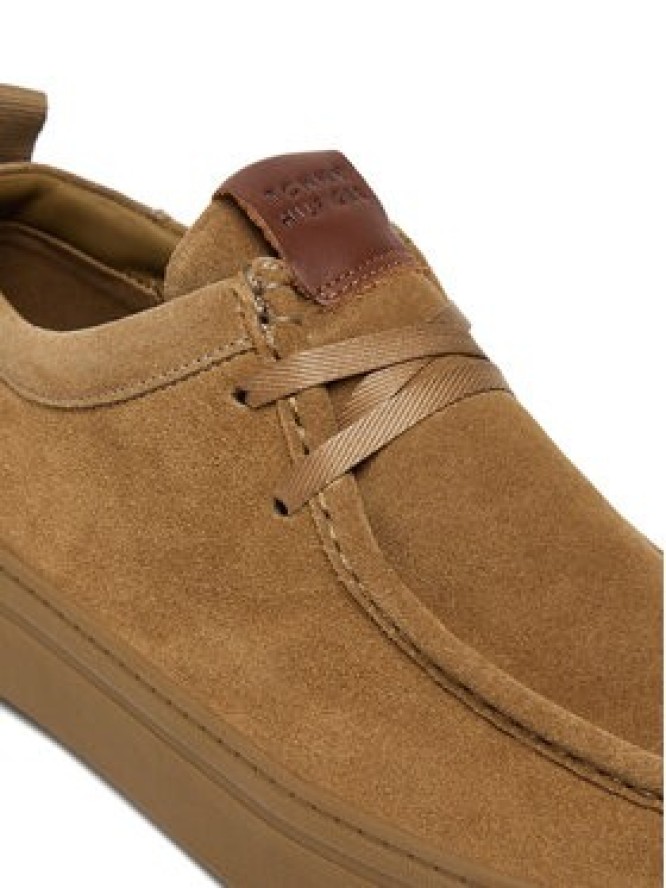 Tommy Hilfiger Półbuty Modern Light Suede Moc Toe Shoe FM0FM05501 Brązowy