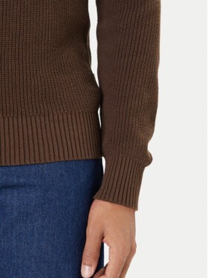 Guess Jeans Sweter M4BR30 Z3HM1 Brązowy Regular Fit