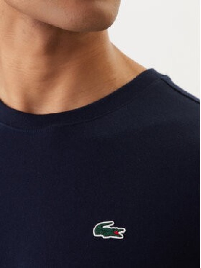 Lacoste T-Shirt TH0003 Granatowy Regular Fit