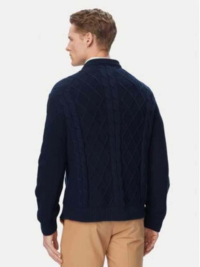 Tommy Jeans Sweter DM0DM23405 Granatowy Regular Fit