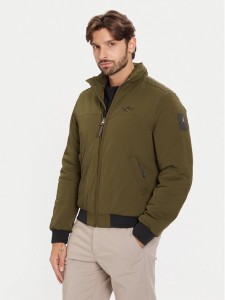 Aeronautica Militare Kurtka bomber 252AB3026UCT03264 Zielony Regular Fit