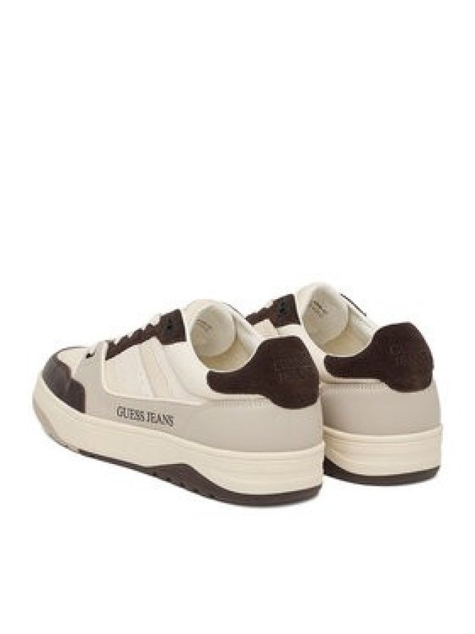 Guess Jeans Sneakersy EO-TEKSAS-01 126AM Écru