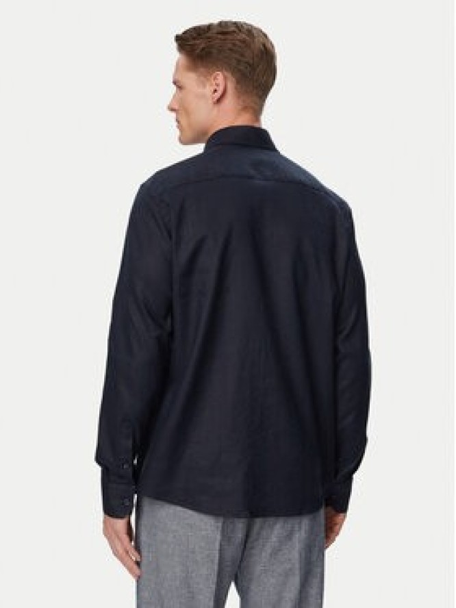 KARL LAGERFELD Koszula 605084 562791 Granatowy Regular Fit